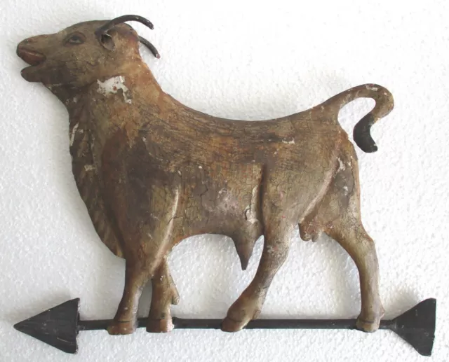 Bull Weather Vane / Iron Weathervane Embossed