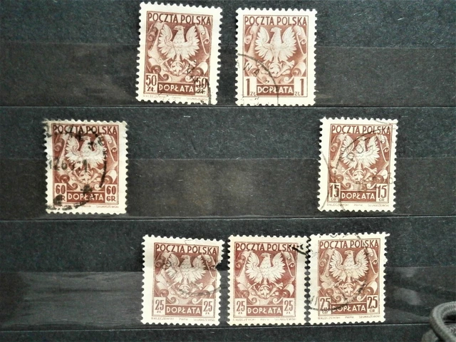Briefmarken-POLEN  alte Steuermarke " Polen "  Oplata Skarbowa ~💖💝