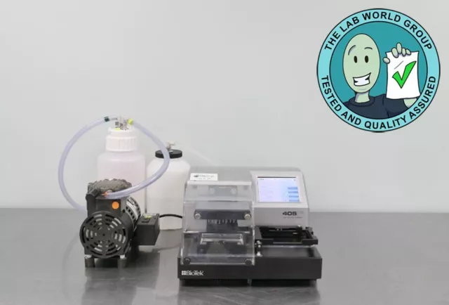 Biotek 405TS Touch Screen Microplate Washer TESTED with Warranty