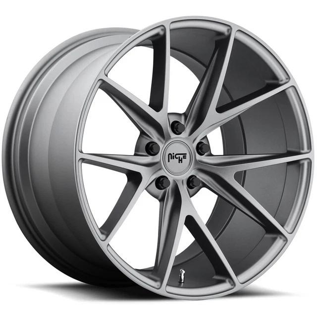Niche M116 Misano 20x10.5 5x120 +35mm Gunmetal Wheel Rim 20" Inch