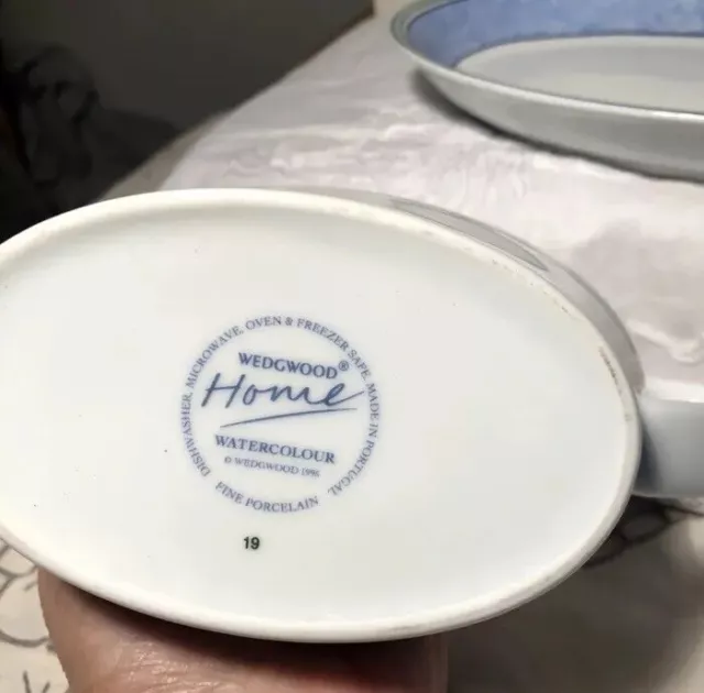 Wedgwood Home - Watercolour Gravy Boat And Saucer 2