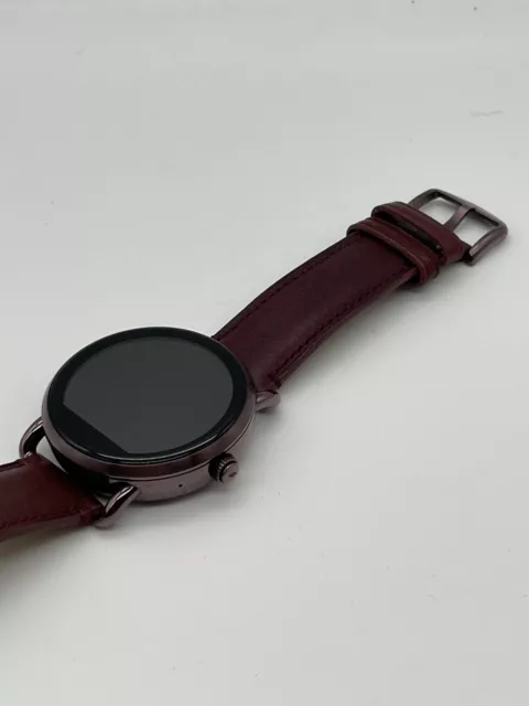 Fossil Wander 44 mm bordeaux am Lederarmband bordeaux [Wi-Fi, 2. Generation] 3