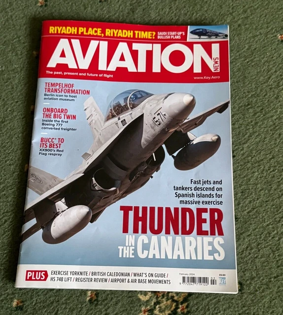 AVIATION NEWS MAGAZINE February 2024 £4.00 - PicClick UK