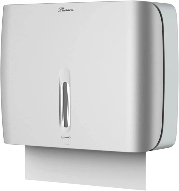 Paper Towel Dispenser Wall Mount Commercial with Lock 1 Pack,Universal Multifold
