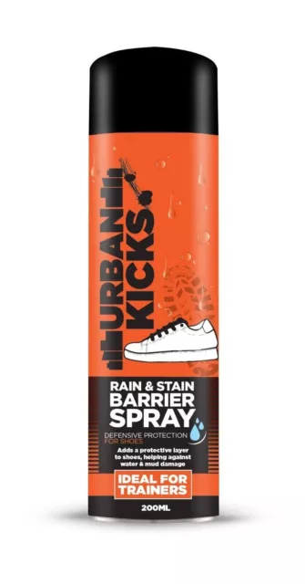 Urban Kicks Rain & Main Barrier Spray scarpe da ginnastica in tessuto o scarpe in pelle