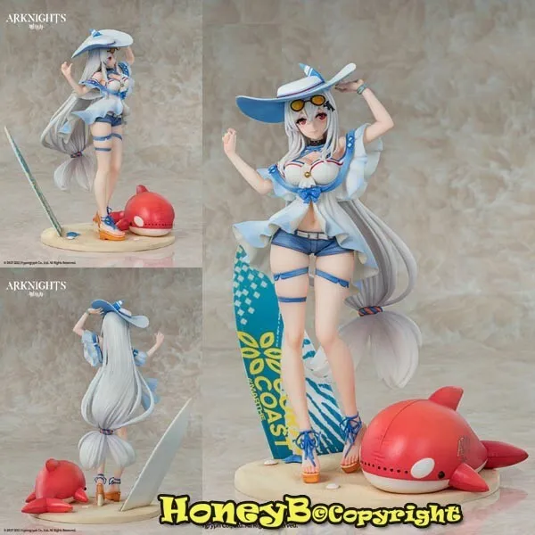 Japanese Anime Arknights Skadi 1/7 Collectable Statue Figure Seaside Summer Ver.