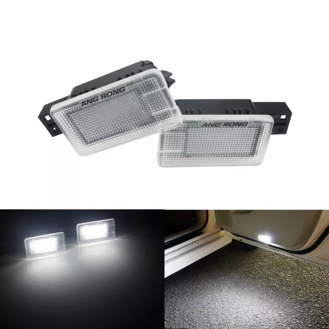 2x Volvo LED Footwell courtoisie lumière de porte S60 S80 V40 V60 V70 XC60 XC70