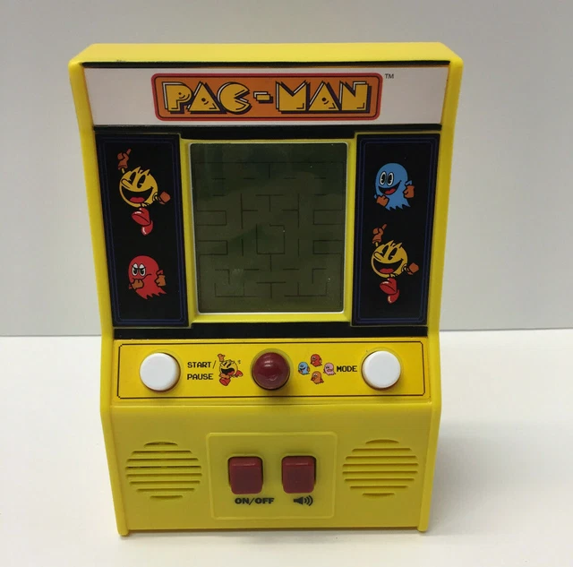 PACMAN RETRO MINI Arcade Electronic Handheld Game Classic Basic Fun
