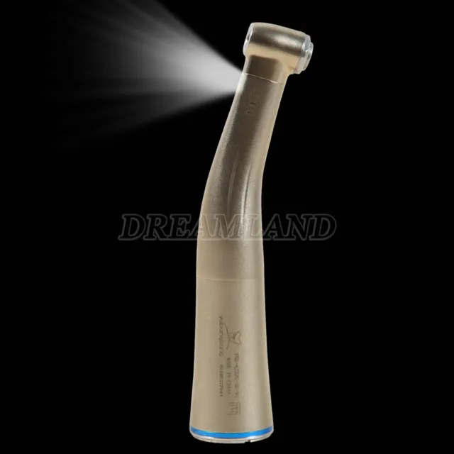 NSK Style Dental LED Light Fiber Optic Low Speed Contra Angle Handpiece 1:1 YB