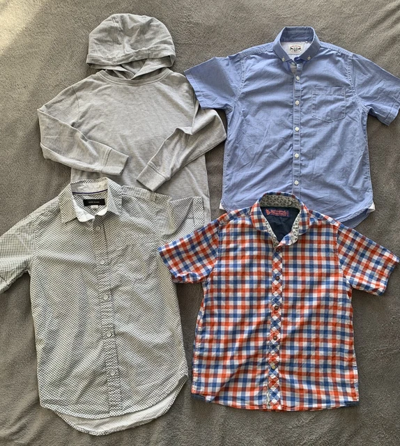 Boys 7 Years Bundle Next River Island Jumper & Shirts Short Sleeve