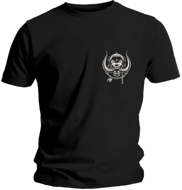 Motorhead Pocket Logo Black T-Shirt - OFFICIAL