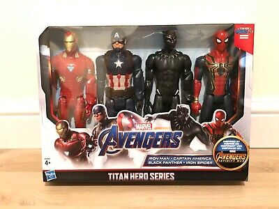 Marvel avengers Titan Hero Series Set of 4 Action Figures Hasbro Jouets Nouveau