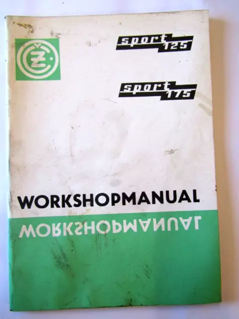 Workshop Manualbook for motocycles Jawa CZ sport 125-175 edition 1971