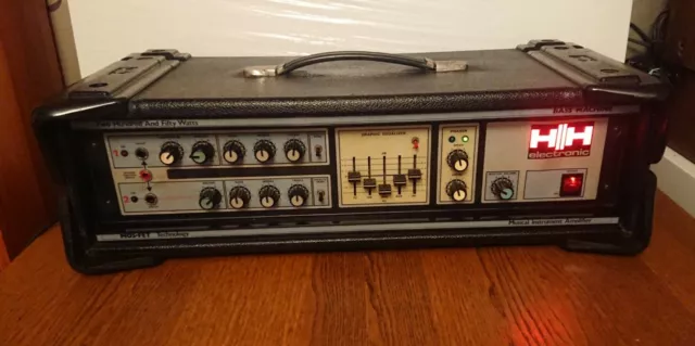 HH Bass Machine 250w Amplifier Head Unit Mosfet Musical Instrument  Amp+ Phaser