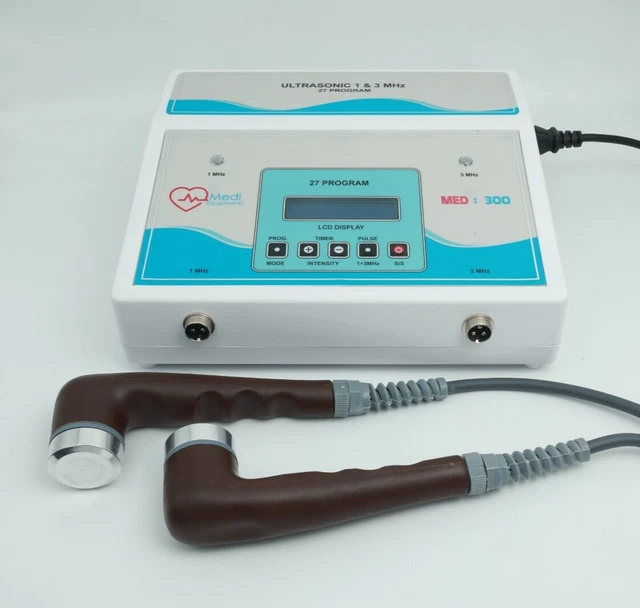 New Latest Ultrasound Therapy 1Mhz & 3Mhz Unit Physiotherapy Massager Machine US