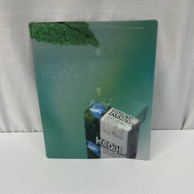 Kiloz R Kool Sticker VINTAGE KOOL NATURAL Lights Cigarettes Lenticular Advertising Sign $12. ...