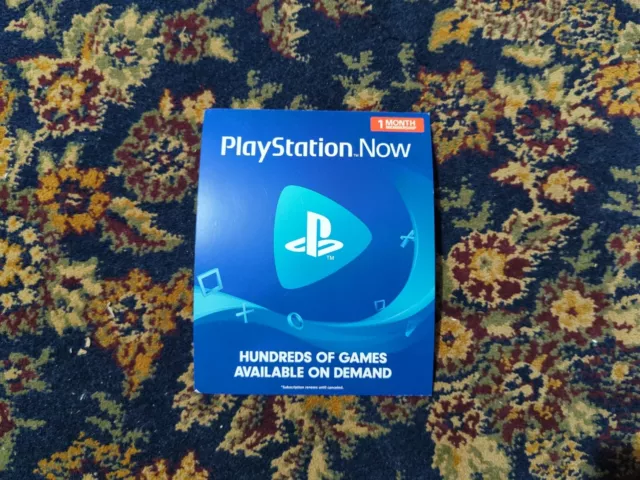 Sony PlayStation Now 1 Month Membership One Month Subscription Card