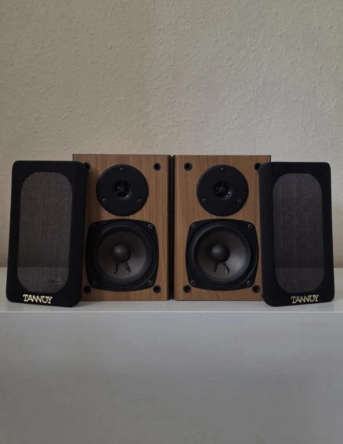 TANNOY MERCURY MR Cherry Bookshelf Speakers – Excellent Condition