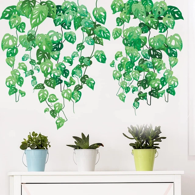 Hanging Vine Wall Decals Living Room Large Tropical