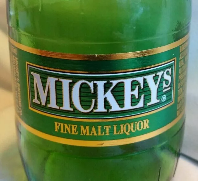 Mickey's Malt Liquor 12 oz wide-mouth Beer Bottle WITH Cap Milwaukee, WI (empty)