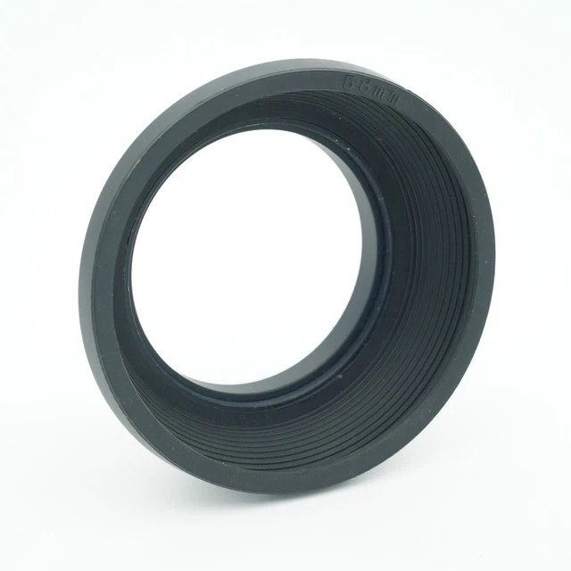 Parabrisas, capó de lente con conexión roscada 58 mm, plegable de goma