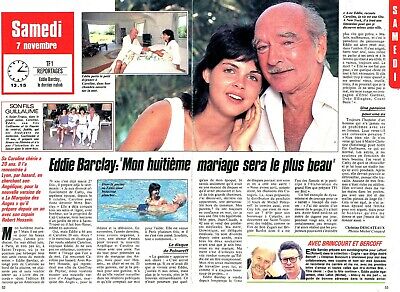 clipping coupure de presse 1987 Eddie Barclay 