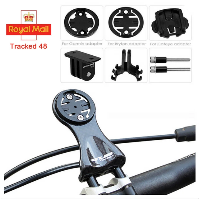 UK Carbon Fiber Bike Stem Extension for GARMIN BRYTON GPS Computer Mount Bracket