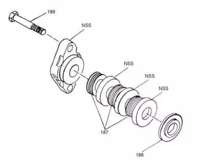 95062469 Ingersoll Rand ESV 8 x 7 compatible Ring Packing Ref# 187