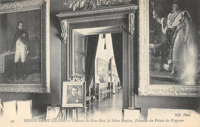 Cpa 94 Boissy Saint Leger Chateau De Gros Bois