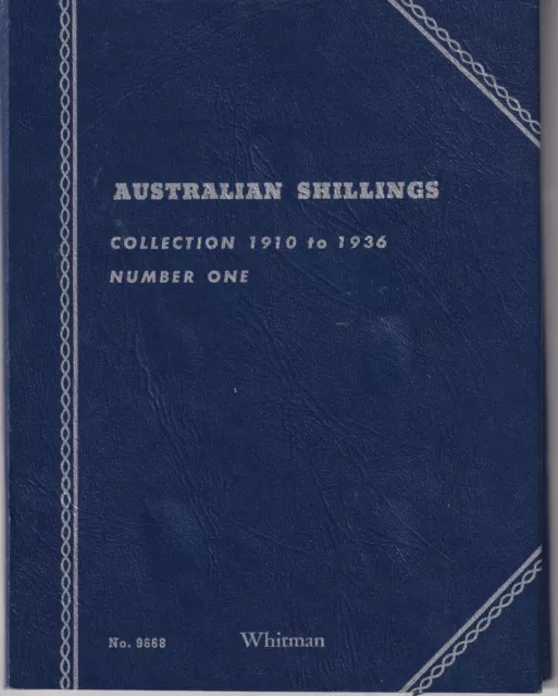 Shilling  Set 1910 To 1936 With 1933 In Brand New Album