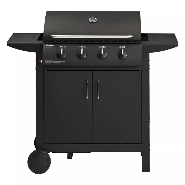Enders Grill Gasgrill San Diego 4 Grillwagen Barbeque BBQ Edelstahl-Brenner