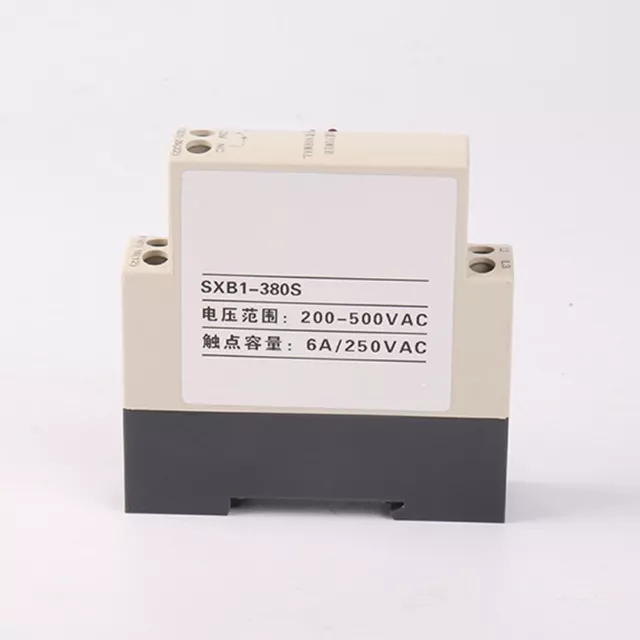 Guide Rail Mounted Monitoring Relay Phase Failure and Error Protection