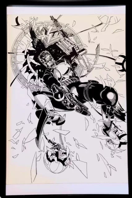The Punisher #51 by Michael Golden 11x17 FRAMED Original Art Poster Print Marvel
