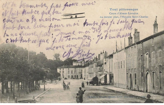 54 Toul Ap#Dc592 Cours D Alsace Lorraine Au Fond L Hospice Saint Charles Av