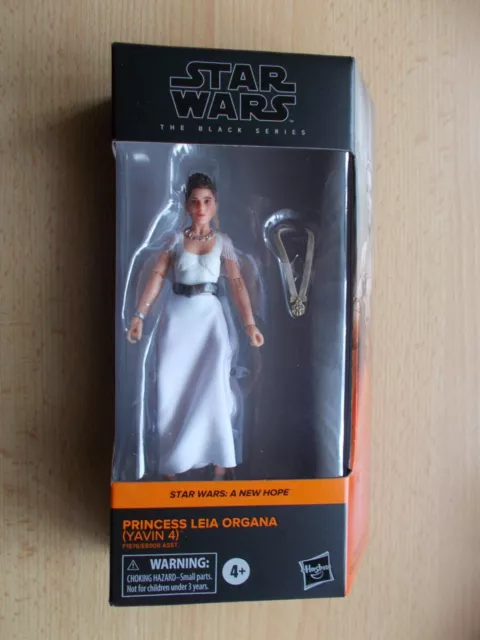 Figur, STAR WARS, Princess Leia Organa, Yavin 4, The Black Series, Hasbro