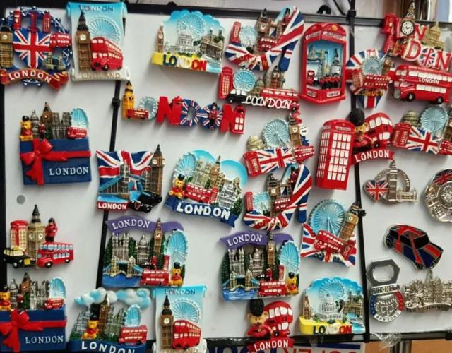 London,England,Union Jack Ceramic Fridge Magnet England Souvenirs