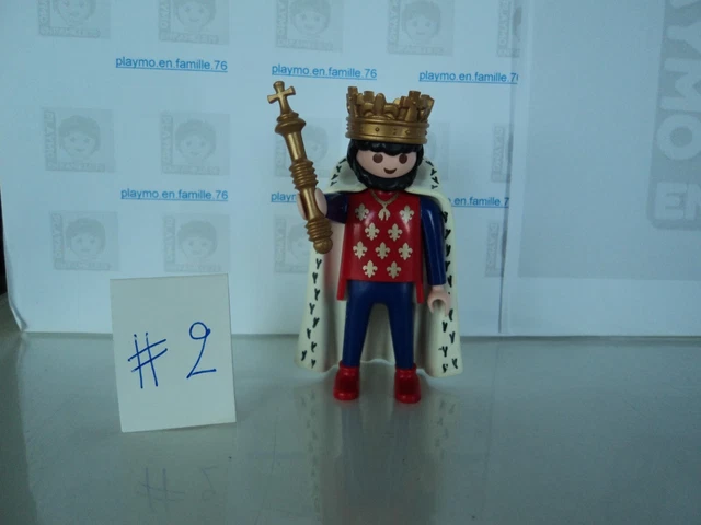 Lot Playmobil Vintage Médiéval 1993 - Drapeau Jaune, Chevaliers, Château - Occasion