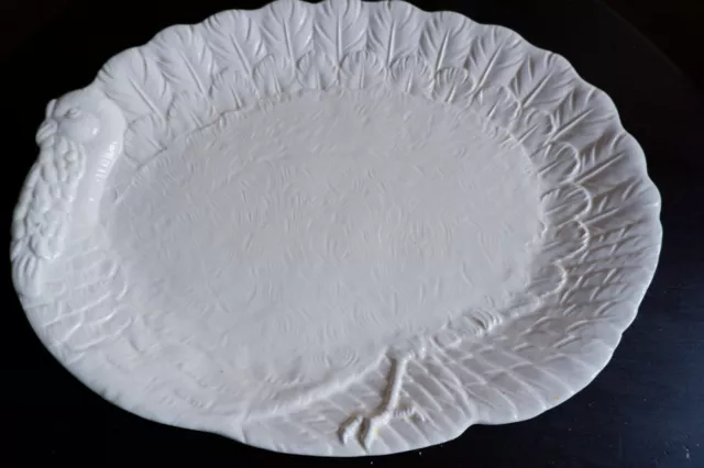 Large Turkey Plate Embossed Serving Platter 46cm/18" Long