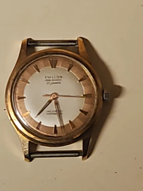 Montre Vintage Femme Philos Mécanique - Cadran Argenté, Boîtier Blanc, étanche, Remontage Manuel
