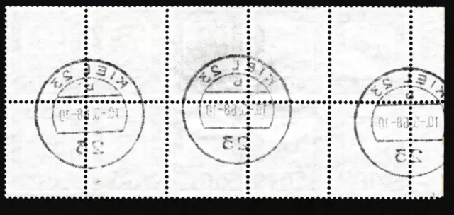 Bund aus MH 7 H.BL. NR.11 A RLV II u 2 Strichl. dg.mit Punkt unten im Abstand 1m 3