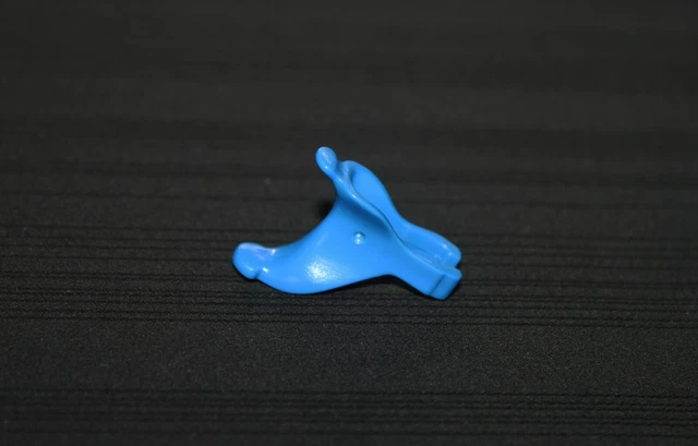 Selle Bleu Foncé Pour Figurine Playmobil - Occasion - Compatible Cheval Et Cavalier