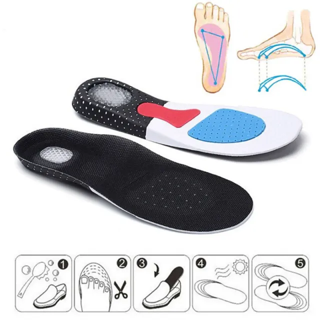 Coussin de soutien sportif, semelles orthopédiques en gel pour course à pied