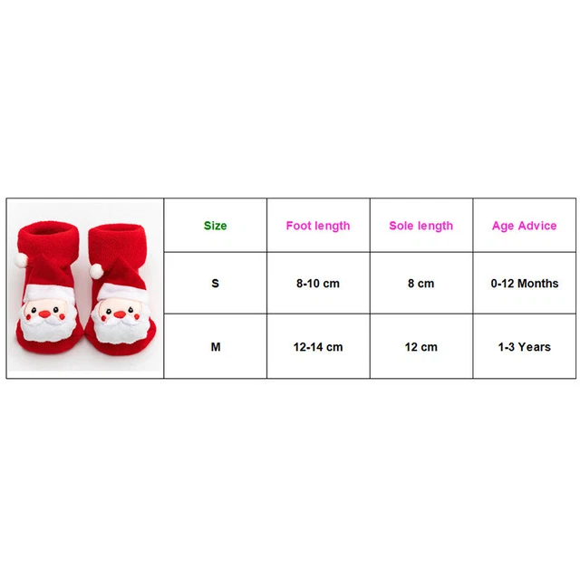 Pantofole antiscivolo Natale bambini bambini bambina ragazzi scarpe bambino inverno caldo 2