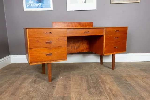Vintage Mid Century Teak Dressing Table Desk by Austin Suite