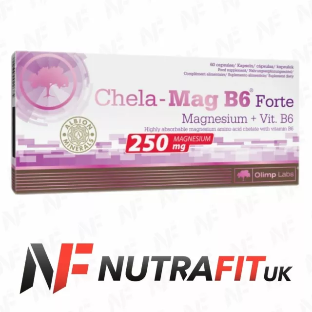 OLIMP CHELA-MAG B6 FORTE magnesium vitamin B6 60 mega caps 3