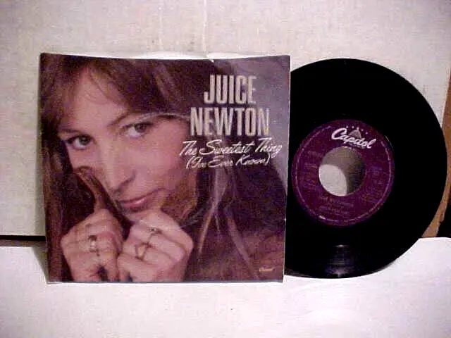 Juice Newton "The Sweetest Thing (I've Ever Known)" 45 Rpm Pic Sleeve Ex
