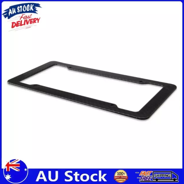 AU Number Plate Holder Carbon Fiber Car License Plate Frame Holder Car Accessori