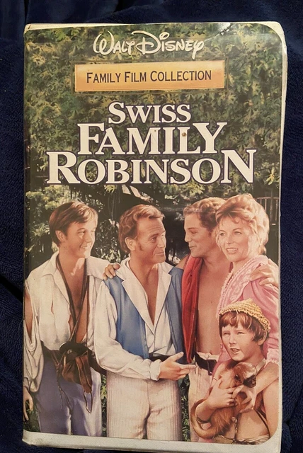 WALT DISNEY FAMILY Film Collection Swiss Family Robinson VHS John Mills ...