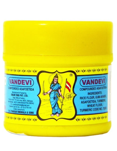 Vandevi - Asa foetida - hing comestible - lot de 2 boîtes de 50 g