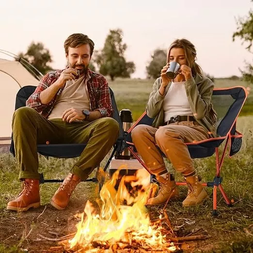 SPORTNEER ORANGE CAMPING Chair Ultra Light Garden Chair Portable